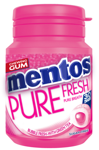 [MENT012] Mentos Pure Fresh Bubble Fresh Chewing-Gum 30 Pièces