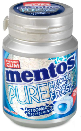 [MENT018] Mentos Pure Fresh Frost Strong Peppermint Chewing-Gum 30 Pièces