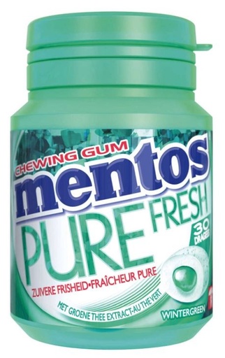 [MENT009] Mentos Pure Fresh Wintergreen Chewing-Gum 30 Pièces