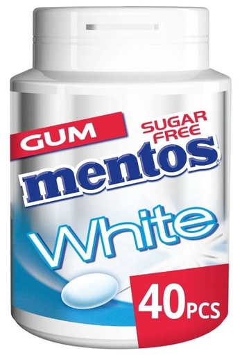 [MENT006] Mentos White Sweet Mint Chewing-Gum 40 Pièces