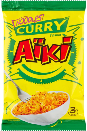 Aiki Noodles Curry Sachet de Nouilles 80,5 Gr
