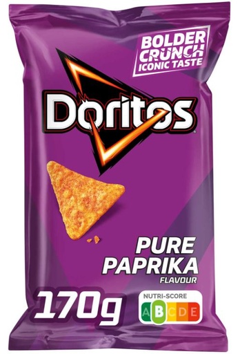 Doritos Pure Paprika Chips 170 Gr