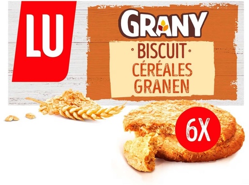 [LUGR001] Lu Grany Céréales Biscuits 6x28,5 Gr