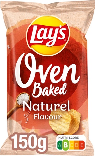 [19284] Lay's Oven Baked Naturel Chips 150 Gr