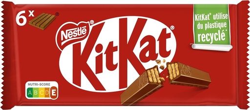[KITK003] Nestlé Kit Kat Barres Chocolatées 6x41,5 Gr