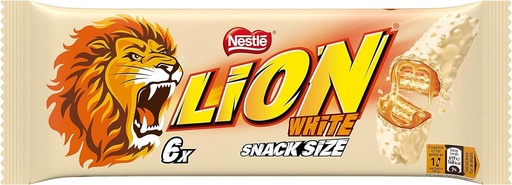 [LION003] Nestlé Lion White Barres Chocolatées 6x30 Gr