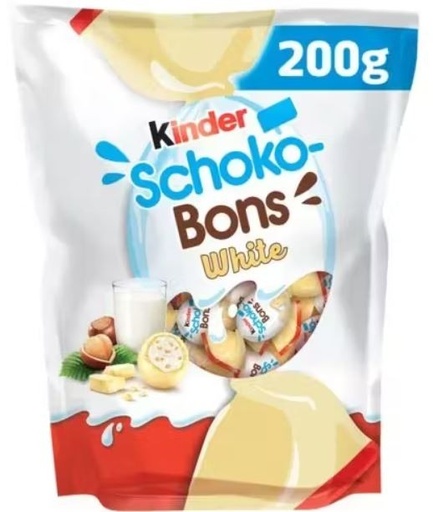 [KIND012] Kinder Schoko Bons White Chocolat 200 Gr