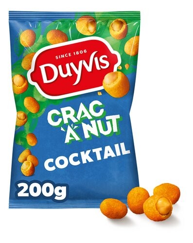 Duyvis Crac'A'Nut Cocktail Cacahuètes 200 Gr