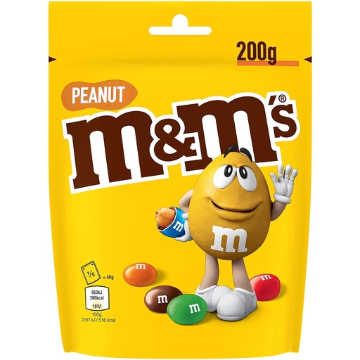 [M&M001] M&M's Peanut 200 Gr