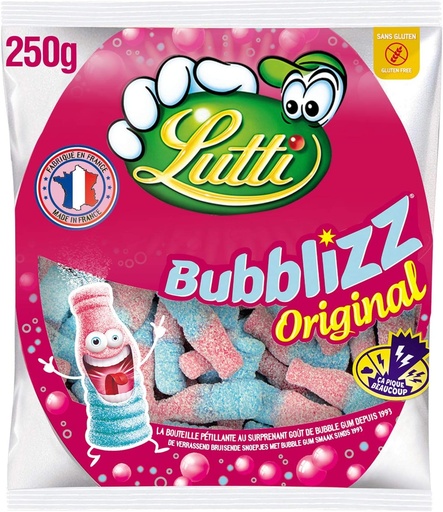 [LUTT003] Lutti Bubblizz Original Bonbons 250 Gr
