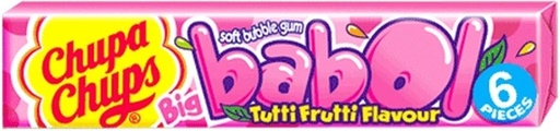 [CHUP002] Chupa Chups Babol Tutti Frutti Chewing-Gum 27,6 Gr