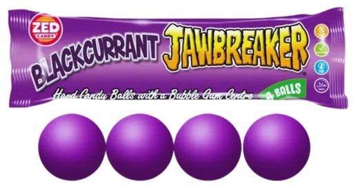[038128] Jawbreaker Blackcurrant Bubblegum 4 Pièces
