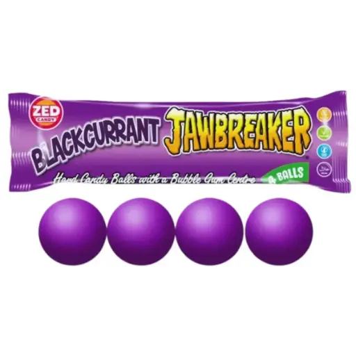 Jawbreaker Blackcurrant Bubblegum 4 Pièces