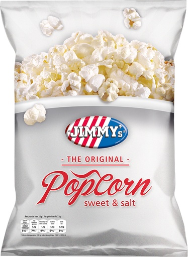 [046262] Jimmy's Popcorn Sucré & Salé 22 Gr