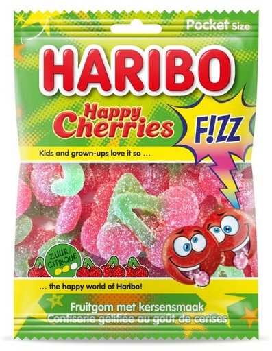 [HARI072] Haribo Happy Cherries Fizz 70 Gr