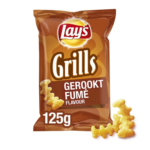 Lay's Grills Fumé Chips 125 Gr