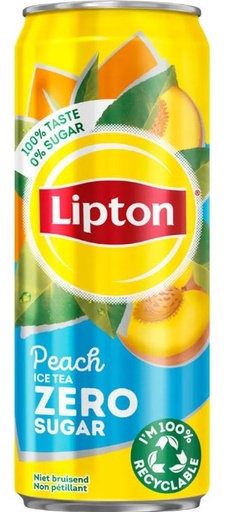 [LIPT009] Lipton Ice Tea Peach Zero Canette 33 Cl