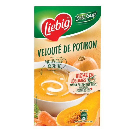 [LIEB003] Liebig Velouté de Potiron Soupe 1 L