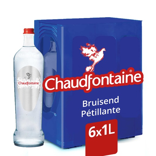[5241] Chaudfontaine Eau Pétillante 6x1 L - Consigne incluse