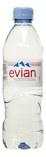 [5308] Evian Eau Plate 50 Cl